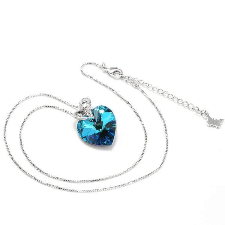 Blue Kyanite Heart Necklace