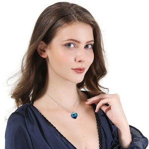 Blue Kyanite Heart Necklace
