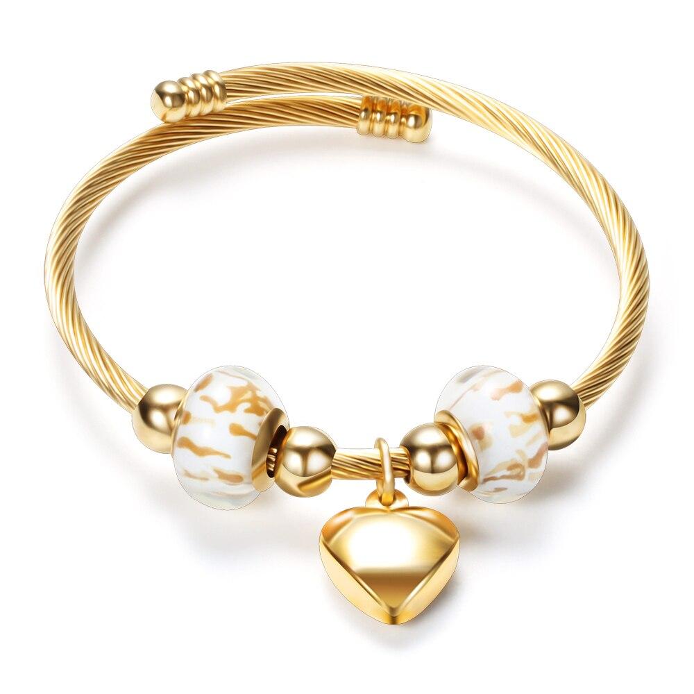 Luxury Bracelet with a Heart Pendant